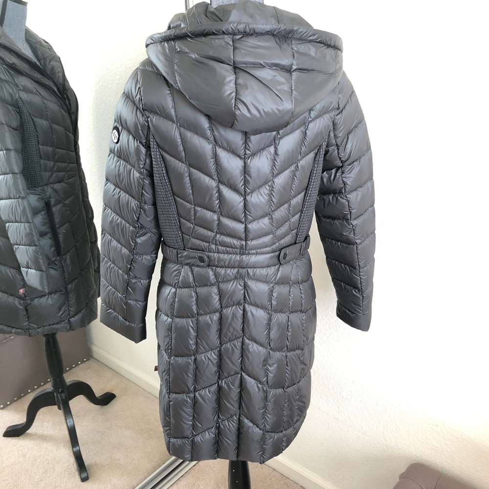 Bernardo Double Puffer Quilted Walker Coat - Picture 5 of 15